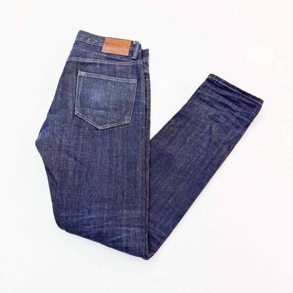 All Saints Men's Cigarette Skinny Fit Dark Wash Denim Jeans Size 30 - Picture 9 of 9